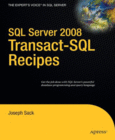 SQL Server 2008 Transact-SQL Recipes Image