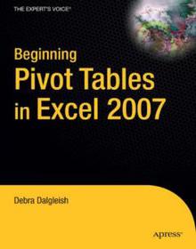 Beginning PivotTables in Excel 2007 Image