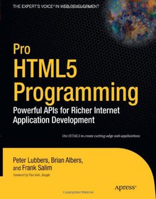 Pro HTML5 Programming Image