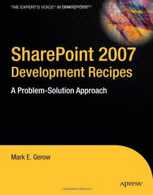 SharePoint 2007 Development Recipes Image