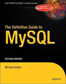 The Definitive Guide to MySQL Image