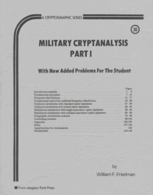 Military Cryptanalysis Part 1 Image