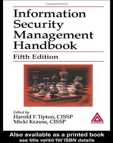 Information Security Management Handbook Image