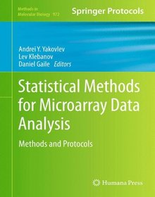 Statistical Methods for Microarray Data Analysis Image