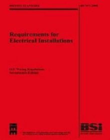 Requirements for Electrical Installations Image