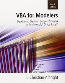 Vba For Modelers 4th Edition Pdf Download Free 1133190871