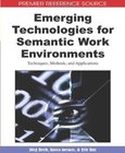 Emerging Technologies for Semantic Work Environments Image