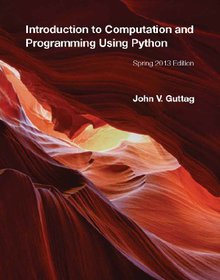 Introduction to Computation and Programming Using Python Image