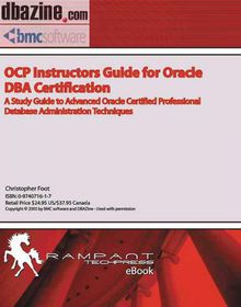 OCP Instructors Guide for Oracle DBA Certification Image