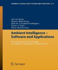 Ambient Intelligence Software and Applications Image