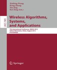 Wireless Algorithms, Systems and Applications Image