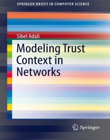 Modeling Trust Context in Networks Image
