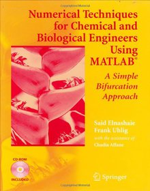 Numerical Techniques for Chemical and Biological Engineers Using MATLAB Image