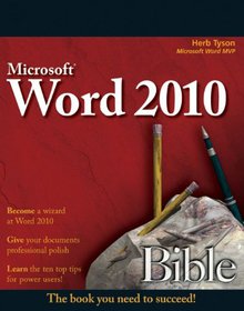 Microsoft Word 2010 Bible Image