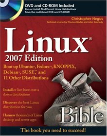 Linux Bible 2007 Edition Image
