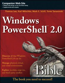 Windows PowerShell 2.0 Bible Image