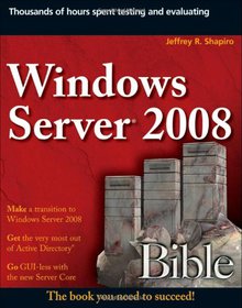 Windows Server 2008 Bible Image