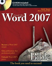 Microsoft Word 2007 Bible Image
