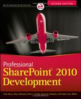 Professional SharePoint 2010 Development Image