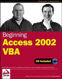 Beginning Access 2002 VBA Image